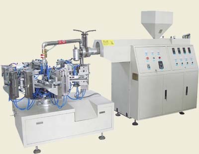 Ice lolly tube machine 