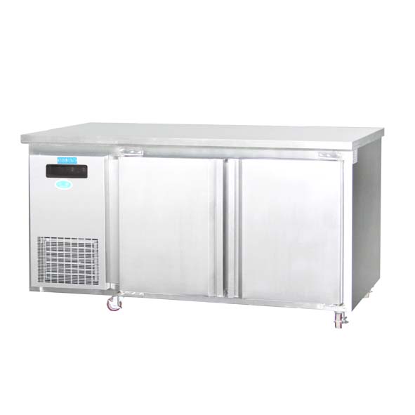 Working table with chiller  